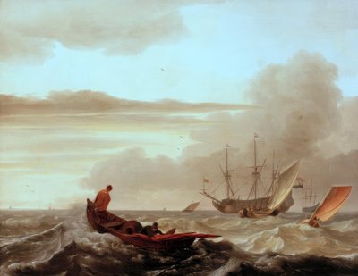 L.Backhuysen, Mare mosso da Ludolf Backhuysen