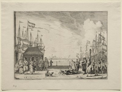 Porto ad Amsterdam, 1701 da Ludolf Backhuysen