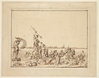 Allegoria di Amsterdam come città marittima da Ludolf Bakhuizen
