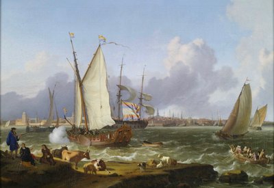 Vista su Emden dall