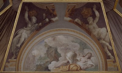 Psiche portata via da Zefiro al Palazzo di Cupido da Ludovico Cardi