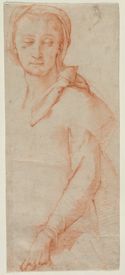 Studio di figura femminile a mezzo busto da Ludovico Cardi Cigoli