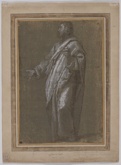 Figura maschile in piedi da Ludovico Cardi Cigoli