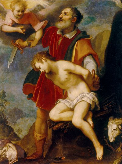 Il sacrificio di Isacco da Ludovico Cardi Cigoli