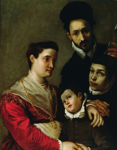 Ritratto della famiglia Tacconi da Ludovico Carracci
