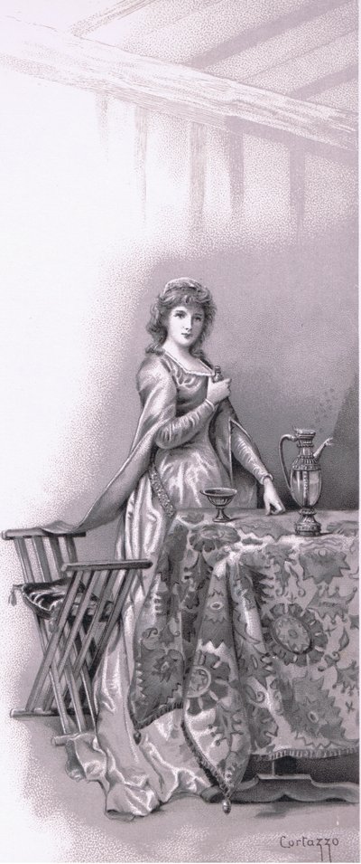 Lady Capulet: Vai a svegliare Giulietta, vai e preparala, illustrazione da Romeo e Giulietta da Ludovico Marchetti