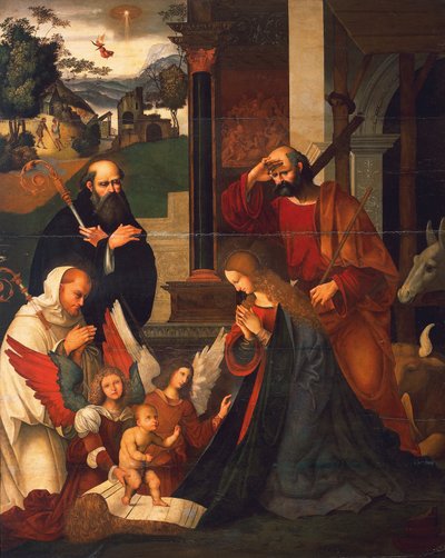 Natività con San Bernardo e Sant