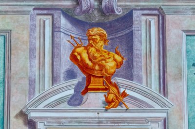 Facciata affrescata da Ludovico Pogliaghi