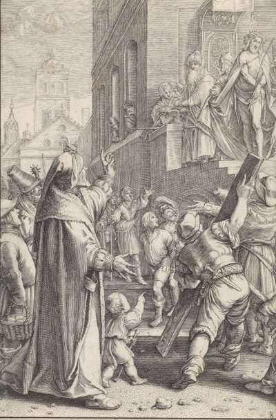 Cristo mostrato al popolo (Ecce homo) De Passie (serie) da Ludovicus Siceram
