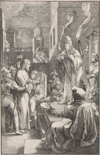 Cristo davanti a Caifa (De Passie) da Ludovicus Siceram