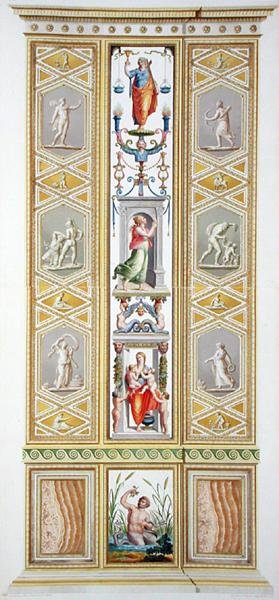 Pannello dalla Loggia di Raffaello in Vaticano, da 