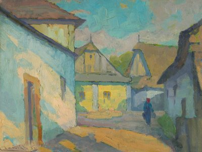Villaggio della Slovacchia orientale da Ludovit Cordak
