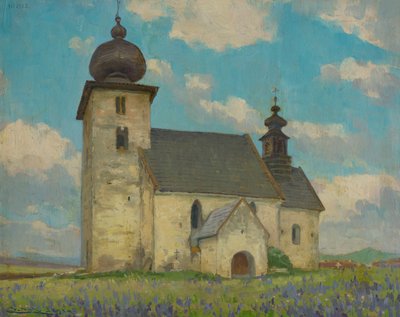Chiesa gotica dello Spirito Santo a Žehra da Ludovit Cordak