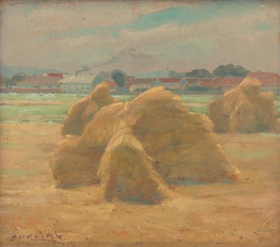 Raccolto, c.1910 da Ludovit Cordak