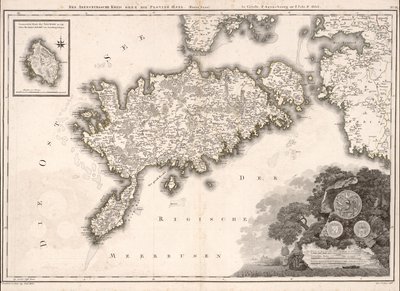 Il circolo di Arensburg o la provincia da Ludvig August; Hartknoch Mellin