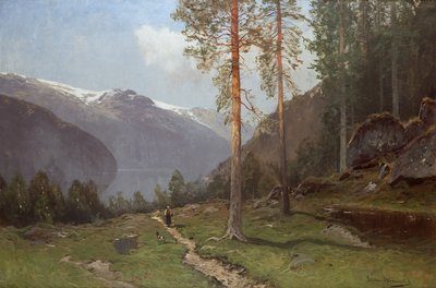 Paesaggio del fiordo da Ludvig Skramstad