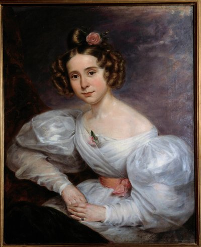 Ritratto di una giovane donna da Ludwig August or Louis August Schwiter