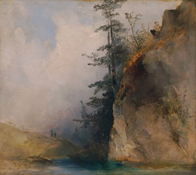 Pendio roccioso presso il ruscello da Ludwig Czerny