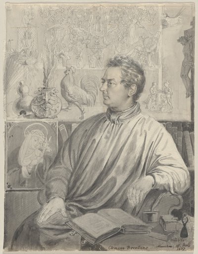 Clemens Brentano da Ludwig Emil Grimm