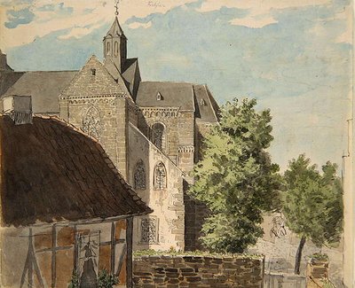 Cattedrale di Fritzlar da Ludwig Emil Grimm