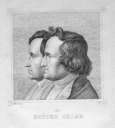 Jacob e Wilhelm Grimm, 1843 da Ludwig Emil Grimm