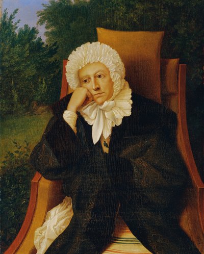 Dama in poltrona da Ludwig Ferdinand Schnorr von Carolsfeld