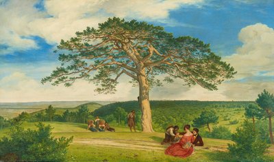 Il grande pino vicino a Brühl presso Mödling da Ludwig Ferdinand Schnorr von Carolsfeld