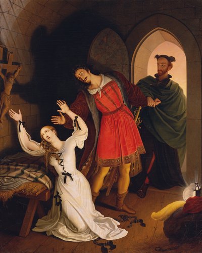 Faust e Margherita in prigione da Ludwig Ferdinand Schnorr von Carolsfeld