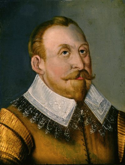 Re Gustavo Adolfo Wasa di Svezia da Ludwig Ferdinand Schnorr von Carolsfeld