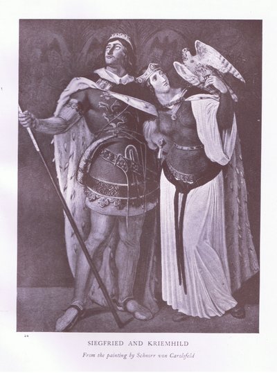 Siegfried e Crimilde da Ludwig Ferdinand Schnorr von Carolsfeld