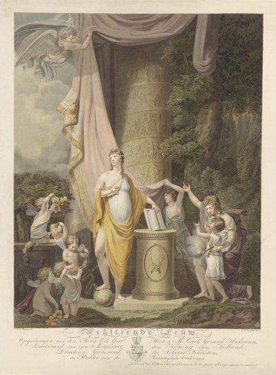 Allegoria del XVIII secolo passato da Ludwig Gottlieb Portman
