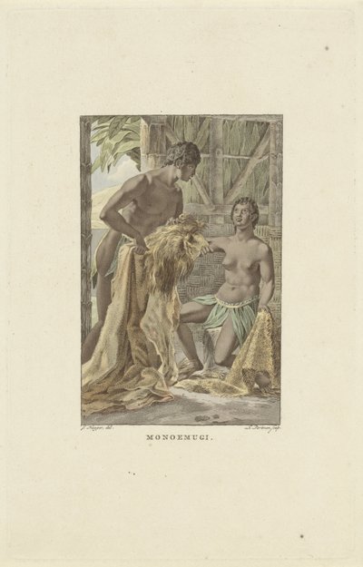 Abitanti del regno di Monoemugi da Ludwig Gottlieb Portman