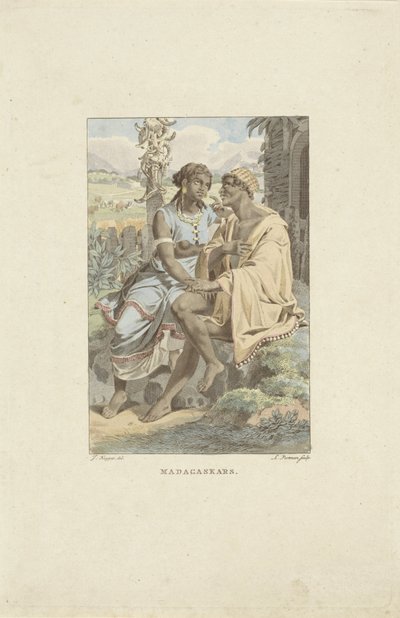 Abitanti del Madagascar da Ludwig Gottlieb Portman