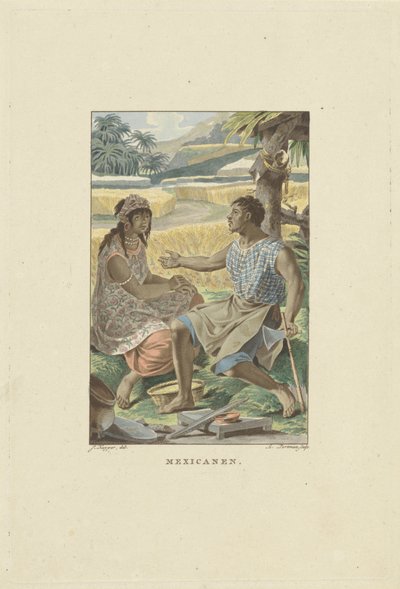 Abitanti del Messico da Ludwig Gottlieb Portman