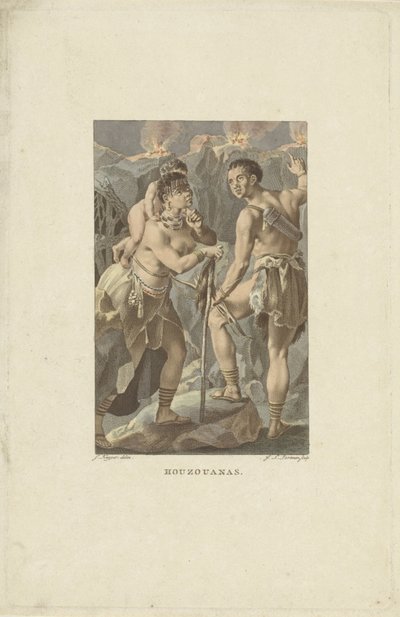 Abitanti del Sudafrica (Houzouana) da Ludwig Gottlieb Portman