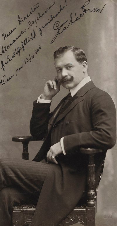 Ritratto del compositore Franz Lehár, 1906 da Ludwig Gutmann