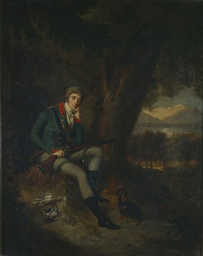 Ritratto del conte Nikita Petrovich Panin 1770-1837 in abito da caccia da Ludwig Guttenbrunn