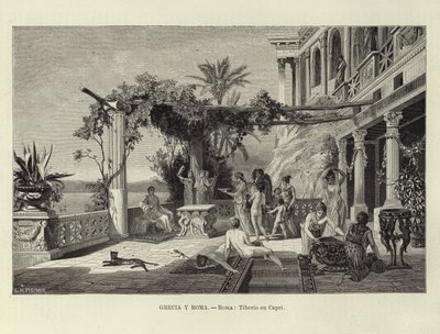 Grecia e Roma - Roma: Tiberio a Capri da Ludwig Hans Fischer