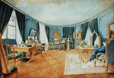 La Stanza di un Artista a Vienna da Ludwig Hild