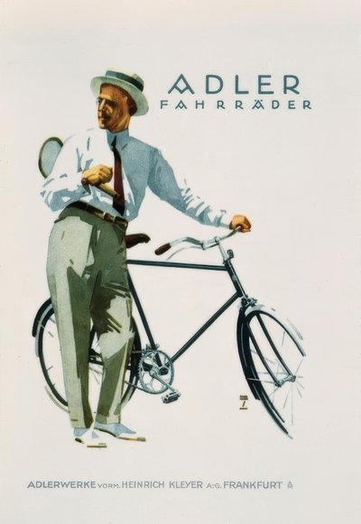 Biciclette Adler da Ludwig Hohlwein