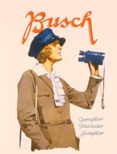 Busch binocoli da opera, binocoli da campo, binocoli sportivi da Ludwig Hohlwein