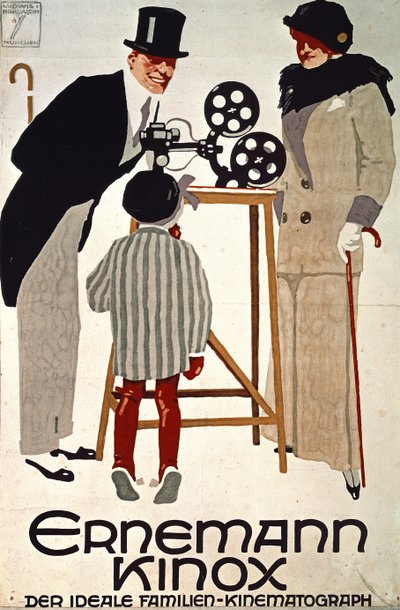 Ernemann Kinox, Der Ideale Familien Kinematograph, Germania da Ludwig Hohlwein