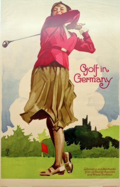 Golf in Germania / Informazioni e manuali da tutte le agenzie turistiche e uffici di viaggio da Ludwig Hohlwein