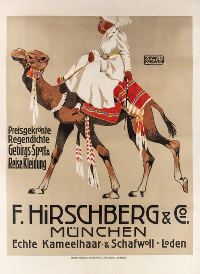 Hirschberg & Co. Abbigliamento sportivo e da viaggio da Ludwig Hohlwein