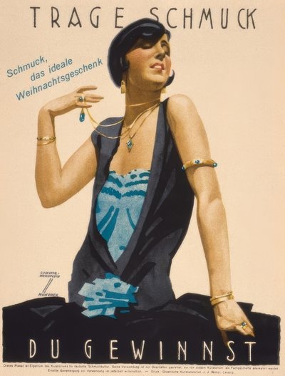 Indossa gioielli / Vinci da Ludwig Hohlwein
