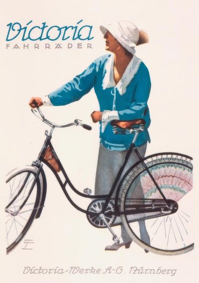 Biciclette Victoria da Ludwig Hohlwein