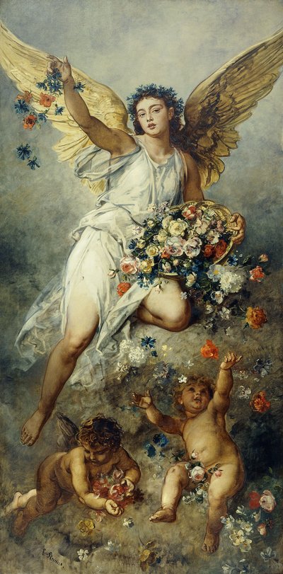 Flora con putti-Pace da Ludwig Knaus