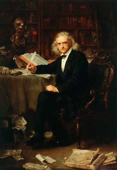 Ritratto di Theodor Mommsen 1817-1903, 1881 da Ludwig Knaus