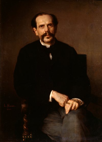 Ritratto di un uomo da Ludwig Knaus