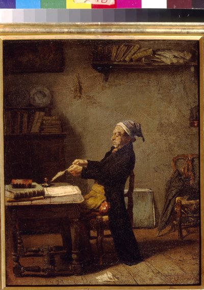 Scienziato al lavoro di Knaus, Ludwig (1829-1910) da Ludwig Knaus